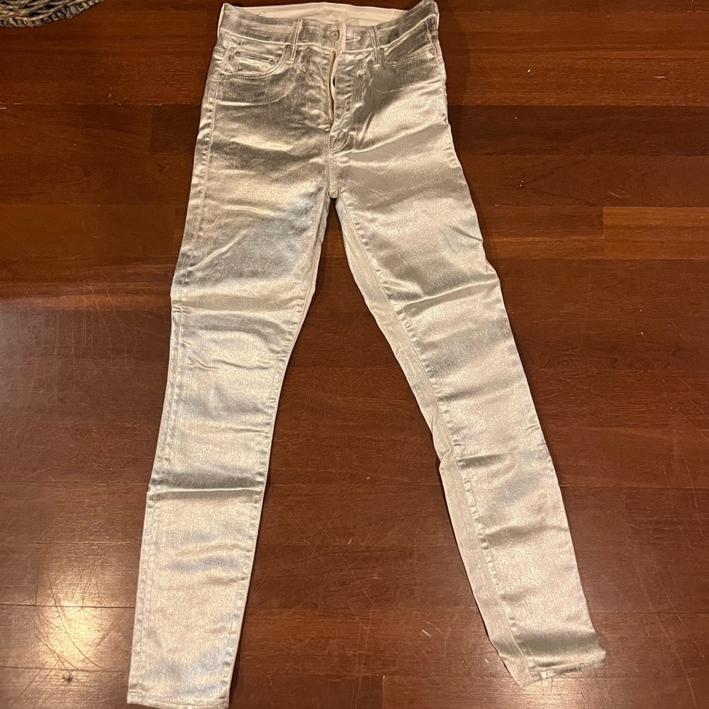 Mother Coated denim